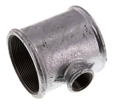 Rp 2 1/2'' x Rp 3/4'' Verzinkt Gietijzeren T-stuk 25 Bar