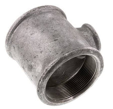 Rp 2 1/2'' x Rp 1'' Verzinkt Gietijzeren T-stuk 25 Bar
