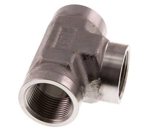G 3/4'' RVS T-stuk 200 Bar - Hydrauliek