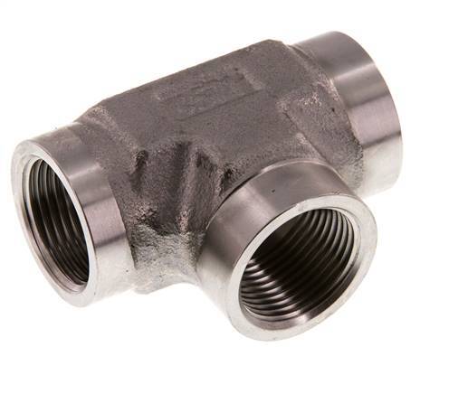 G 3/4'' RVS T-stuk 200 Bar - Hydrauliek