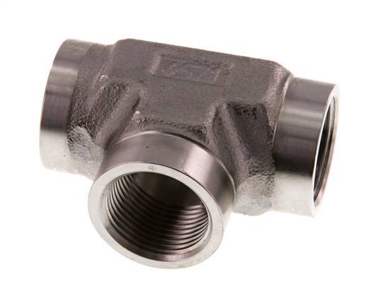 G 3/4'' RVS T-stuk 200 Bar - Hydrauliek