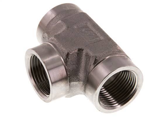 G 3/4'' RVS T-stuk 200 Bar - Hydrauliek