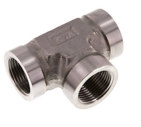 G 1'' RVS T-stuk 160 Bar - Hydrauliek