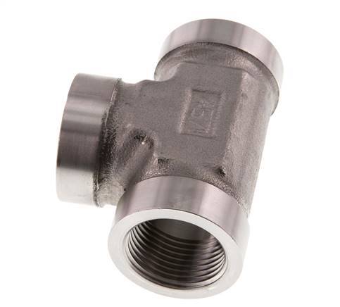 G 1'' RVS T-stuk 160 Bar - Hydrauliek