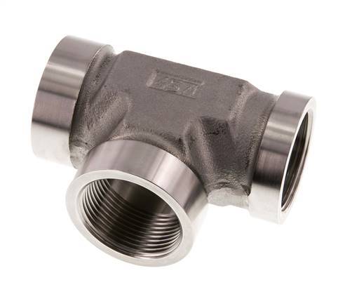 G 1 1/4'' RVS T-stuk 160 Bar - Hydrauliek
