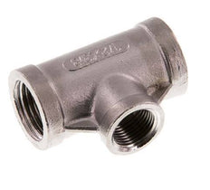 Rp 1/2'' x Rp 3/8'' RVS T-stuk 16 Bar
