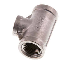 Rp 1/2'' x Rp 3/8'' RVS T-stuk 16 Bar