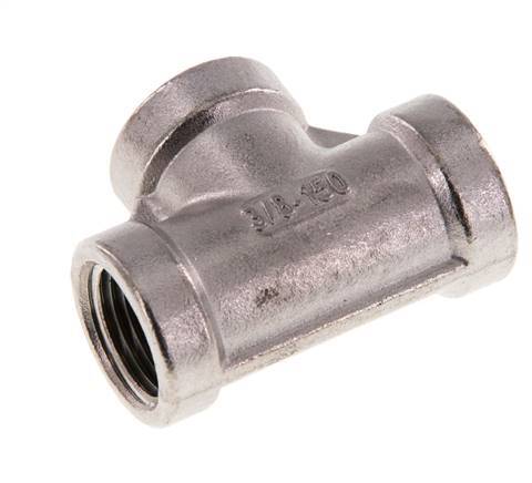 3/8'' NPT RVS T-stuk 16 Bar