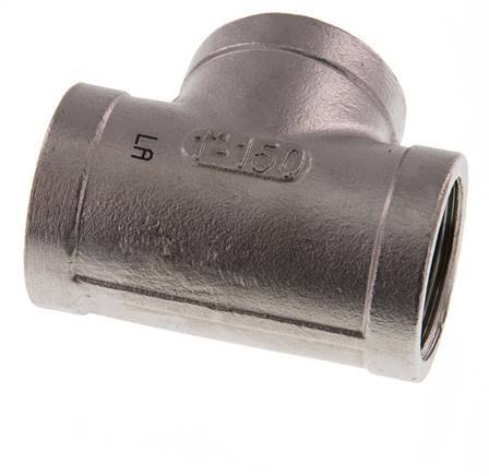 Rp 1'' RVS T-stuk 16 Bar