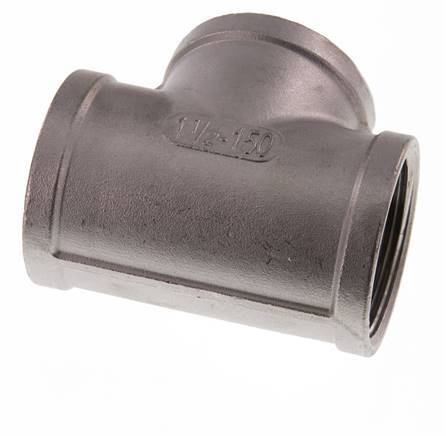 1 1/2'' NPT RVS T-stuk 16 Bar