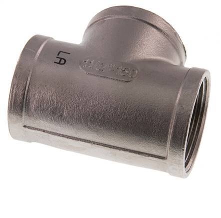 Rp 1 1/2'' RVS T-stuk 10 Bar