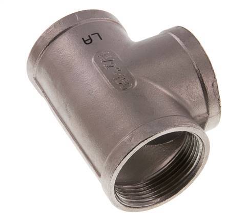 Rp 1 1/2'' RVS T-stuk 10 Bar