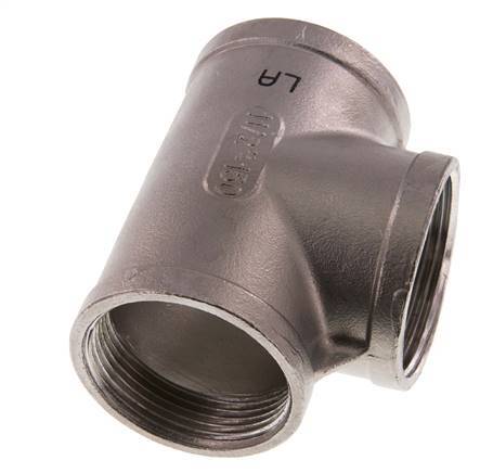 Rp 1 1/2'' RVS T-stuk 10 Bar