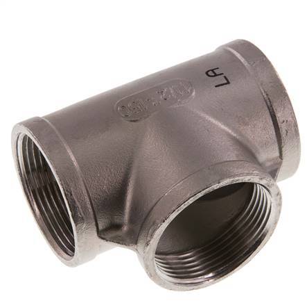 Rp 1 1/2'' RVS T-stuk 10 Bar