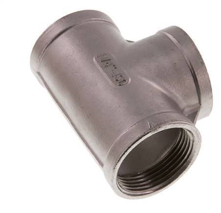 Rp 1 1/4'' RVS T-stuk 10 Bar