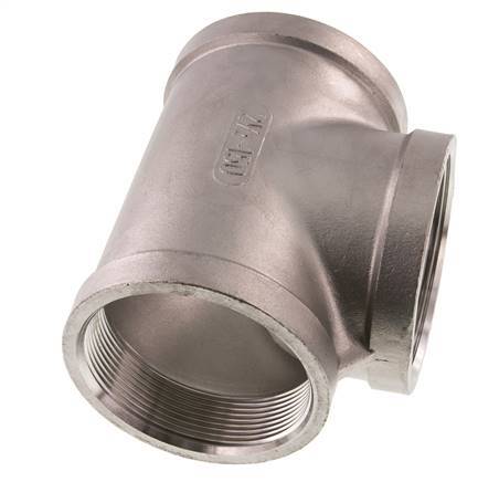Rp 2 1/2'' RVS T-stuk 16 Bar