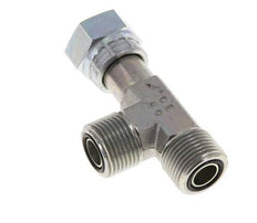 UN 1-3/16''-12 F/M Verzinkt Stalen T-stuk ORFS met wartelmoer 400 Bar - Hydrauliek