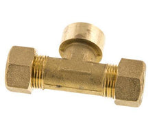 G 1/2'' x 14mm Messing T-stuk Knelfitting 89 Bar DIN EN 1254-2