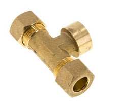 G 1/2'' x 14mm Messing T-stuk Knelfitting 89 Bar DIN EN 1254-2