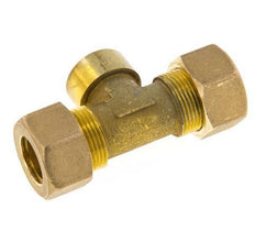 G 1/2'' x 18mm Messing T-stuk Knelfitting 67 Bar DIN EN 1254-2