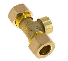 G 1/2'' x 18mm Messing T-stuk Knelfitting 67 Bar DIN EN 1254-2