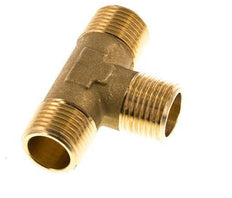 R 1/2'' Buitendraad Messing T-stuk 16 Bar