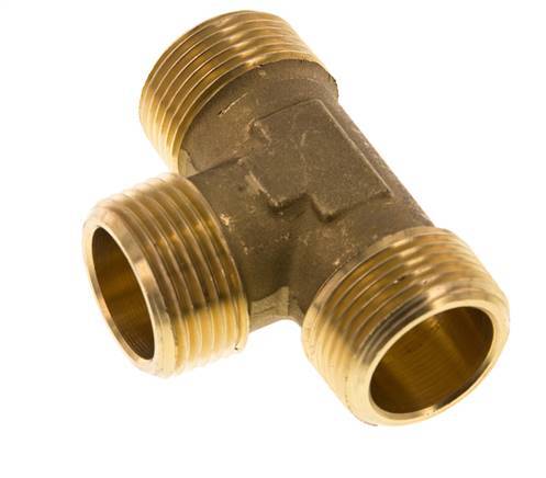 R 1'' Buitendraad Messing T-stuk 16 Bar