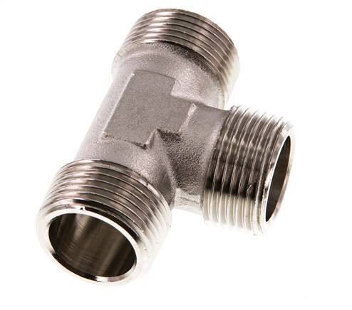 R 1'' Buitendraad Vernikkeld Messing T-stuk 16 Bar