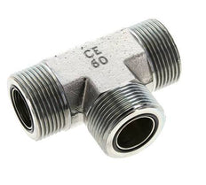 UN 1-7/16''-12 Buitendraad Verzinkt Stalen T-stuk ORFS 400 Bar - Hydrauliek