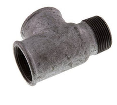 R 1 1/4'' x Rp 1 1/4'' M/F Zinc plated Cast iron Tee 25 Bar
