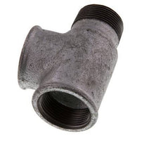 R 1 1/4'' x Rp 1 1/4'' M/F Verzinkt Gietijzeren T-stuk 25 Bar