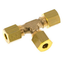 5mm Messing T-stuk Knelfitting 150 Bar DIN EN 1254-2