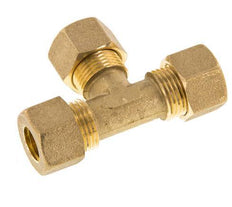 12mm Messing T-stuk Knelfitting 75 Bar DIN EN 1254-2