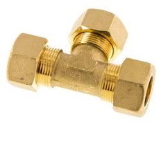 18mm Brass Tee Compression Fitting 67 Bar DIN EN 1254-2