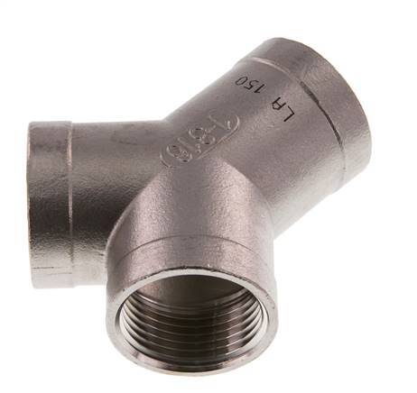 Rp 1'' RVS Y-stuk 16 Bar