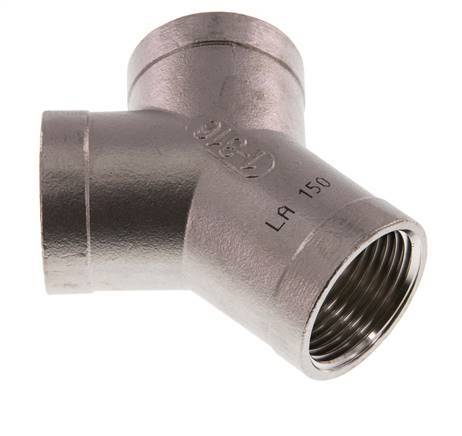 Rp 1'' RVS Y-stuk 16 Bar