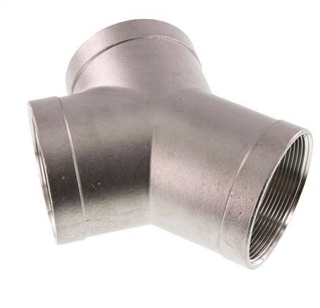 Rp 2 1/2'' RVS Y-stuk 16 Bar