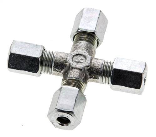 4LL Zinc plated Steel Cross Cutting Ring 100 Bar DIN 2353