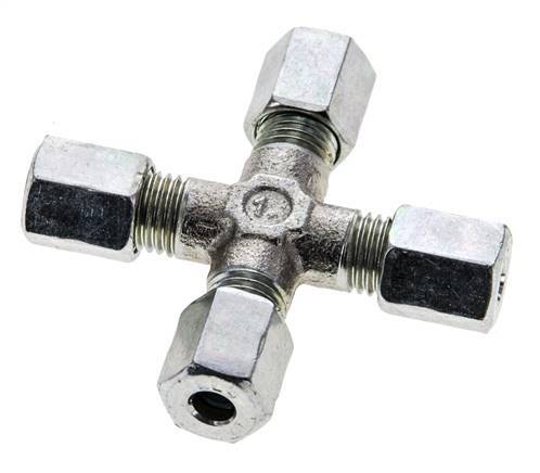 4LL Zinc plated Steel Cross Cutting Ring 100 Bar DIN 2353