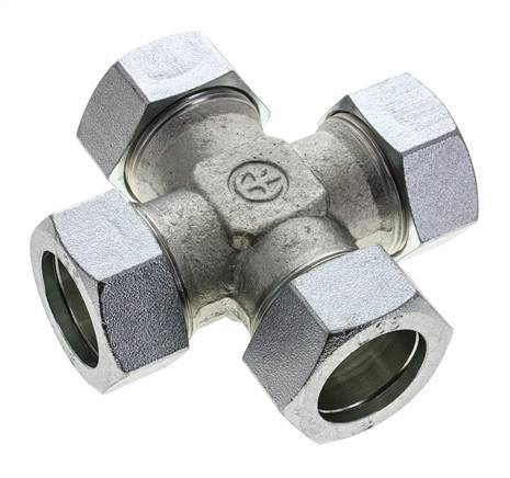 35L Zinc plated Steel Cross Cutting Ring 160 Bar DIN 2353