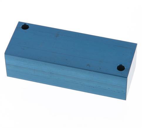 4xG 1/2'' Aluminium Distributor Block One-sided 16 Bar