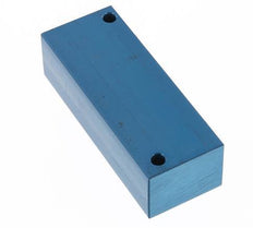 4xG 1/2'' Aluminium Verdeelblok Eenzijdig 16 Bar