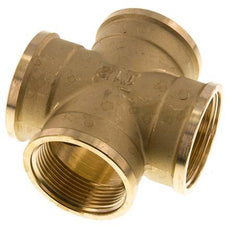 G 1 1/2'' Binnendraad Messing Kruissok 16 Bar