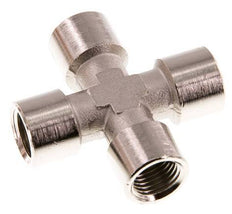 G 1/4'' Binnendraad Vernikkeld Messing Kruissok 16 Bar
