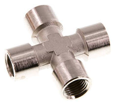 G 1/4'' Binnendraad Vernikkeld Messing Kruissok 16 Bar
