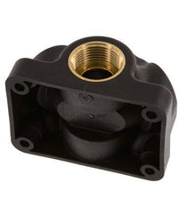 G 3/4'' x G 1/2'' Plastic Muurplaat 4-weg Luchtdoorvoer met doorlaat 15 Bar