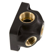 G 3/4'' x G 1/2'' Plastic Muurplaat 4-weg Luchtdoorvoer zonder doorlaat 15 Bar