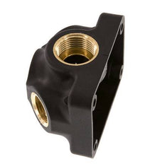 G 3/4'' x G 1/2'' Plastic Muurplaat 4-weg Luchtdoorvoer zonder doorlaat 15 Bar
