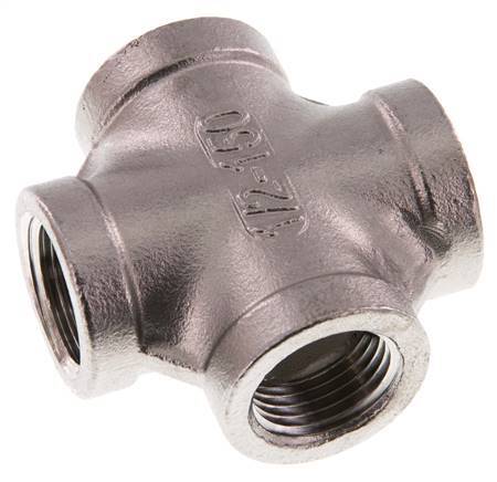 Rp 1/2'' Vrouwelijke RVS Kruis 16 Bar