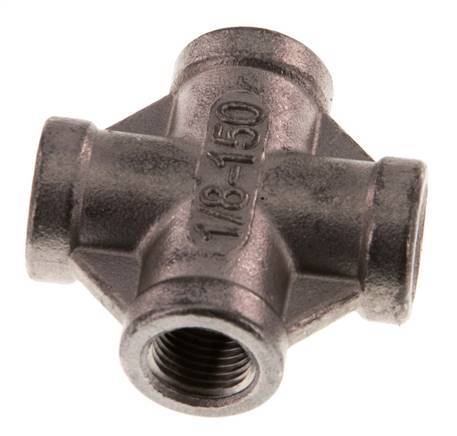 Rp 1/8'' Vrouwelijke RVS Kruis 16 Bar